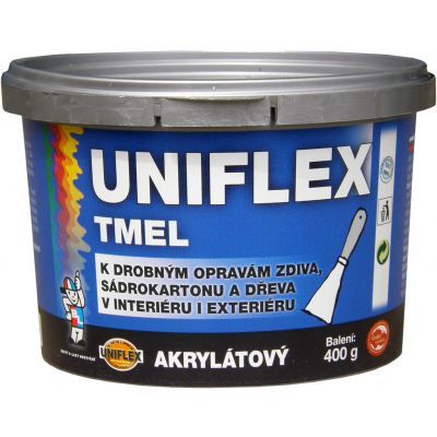 Uniflex akrylový tmel na sádrokarton, zdivo a dřevo, 400 g