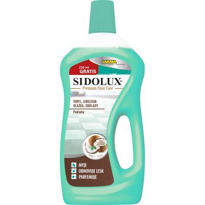 Sidolux Premium Floor Care Kokos & máta čistič podlah vinyl, linoleum, dlažba, 1 l