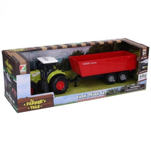 Wiky Vehicles Traktor s vlečkou a efekty 36 cm