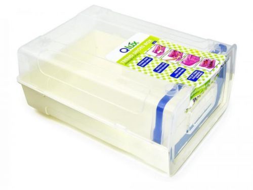 QLUX Box na boty, stohovatelný  LUX, mix barev