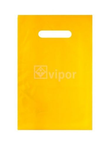 CZ Taška igelitová 20x30cm průhmat žlutá