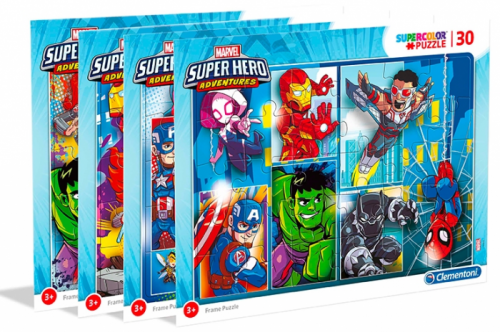 Clementoni 22703 - Puzzle 30 Superhero