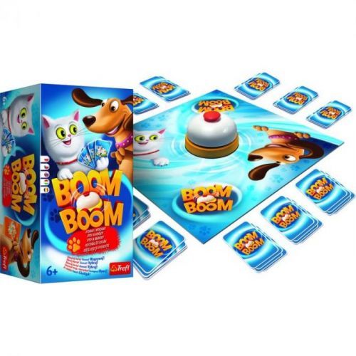 Trefl Boom Boom Psi a kočky společenská hra