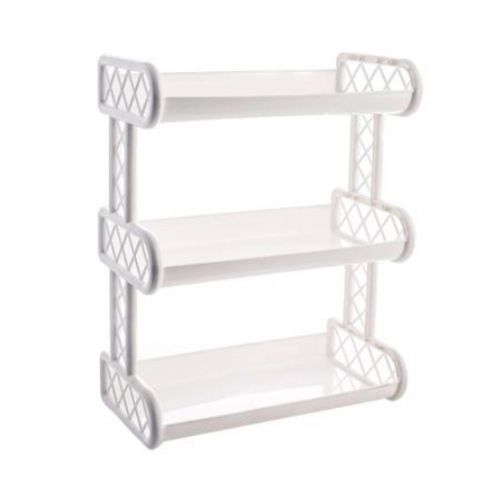 PLAFOR Polička plast 3patra 32,4x17,7x41,4cm  BRAVO bílá