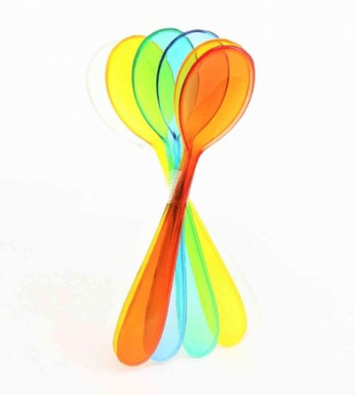 KOZÁČEK Lžička kávová PH 12cm  BARVA sada 6ks, mix barev