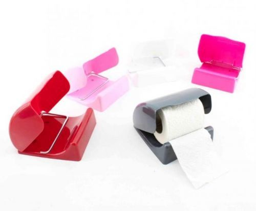 KOZÁČEK Držák WC papíru plast/kov  UNI, mix barev