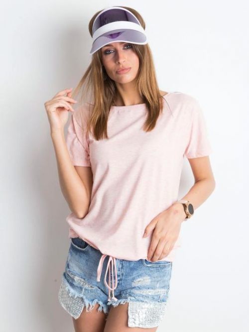 DÁMSKÉ RŮŽOVÉ TRIČKO RV-TS-4834.90P-PINK Velikost: XS