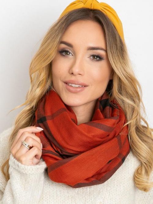 HNĚDÝ DÁMSKÝ ŠÁTEK AT-CH-F55005-2.21-BROWN Velikost: univerzální