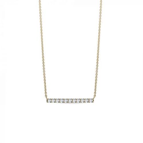 Náhrdelník s brilianty ve zlatě KLENOTA