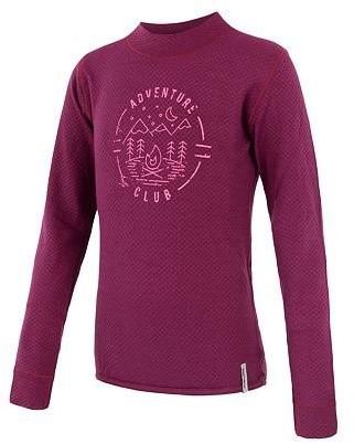 Sensor Merino Df Club dětské triko dl.rukáv lilla 90