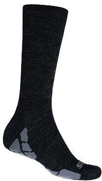 Sensor Ponožky Hiking Merino černá/šedá 35-38
