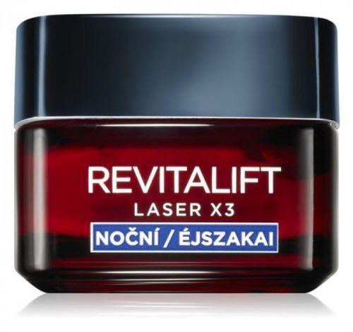 L’Oréal Paris Revitalift Laser X3 Noční regenerační krém proti stárnutí pleti 50 ml