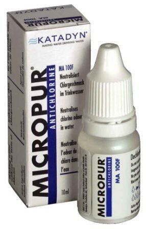 Kapky na čištění vody Micropur Antichlorine MA 100F Katadyn® – Bílá (Barva: Bílá)