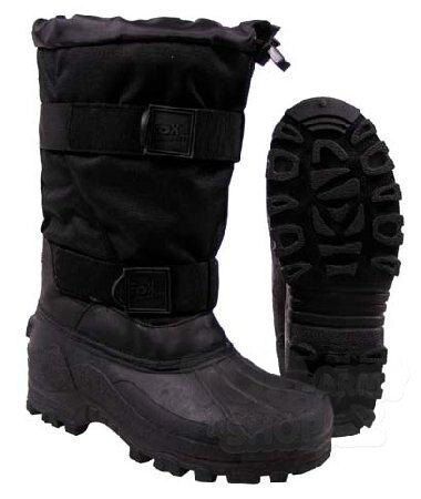 Termo boty zimní Fox 40 – 40 °C  FOX OUTDOOR® - černé (Barva: Černá, Velikost: 39)