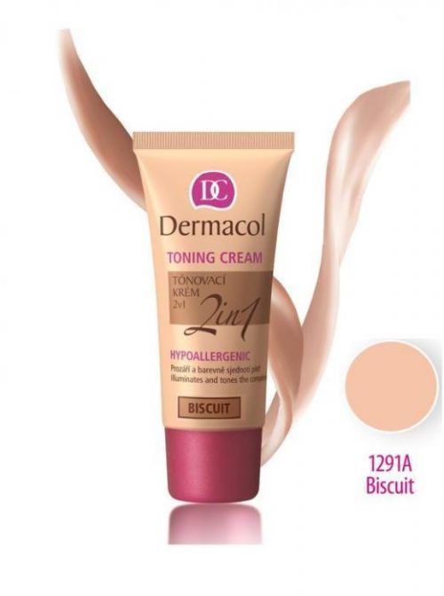 Dermacol Toning Cream 2 in 1 - Tónovací krém Odstín: Biscuit 30 ml