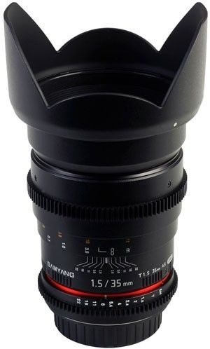 SAMYANG 35 mm T1,5 VDSLR MK2 pro Canon EF