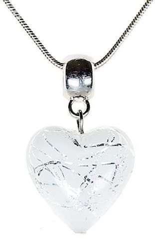 Lampglas Elegantní náhrdelník Pearl Symphony s perlou Lampglas s ryzím stříbrem NLH2
