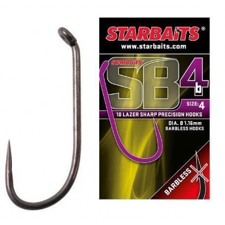 Háček STARBAITS 4 bez protihrotu 6 - 10ks