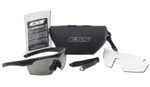 Ochranné střelecké brýle ESS® Crosshair 2LS - černé (Barva: Černá)