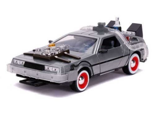 Jada Toys | Back to the Future III - Hollywood Rides Diecast Model 1/24 DeLorean Time Machine