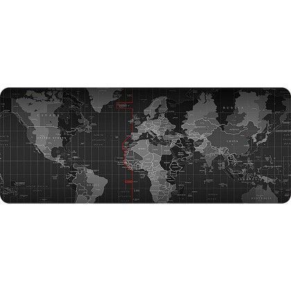 Podložka pod myš podložka wg pod klávesnici a myš, mapa světa, 750x300mm