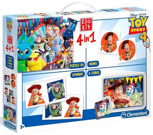 Clementoni - Puzzle Superkit Toy story 4v1