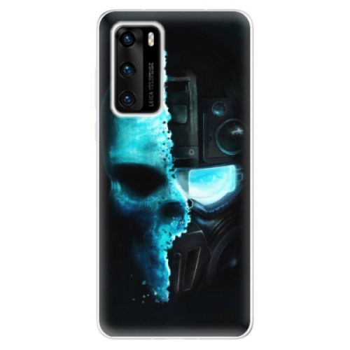 Odolné silikonové pouzdro iSaprio - Roboskull - Huawei P40