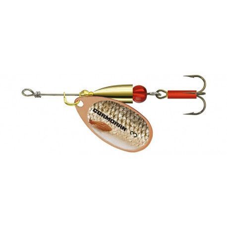 CORMORAN - Třpytka BULLET longcast BRONZOVÁ STŘEVLE s trojháčkem vel. 4 12,5g