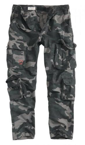 Kalhoty RAW VINTAGE SURPLUS® Airborne Slimmy - black camo (Barva: Black Camo , Velikost: L)