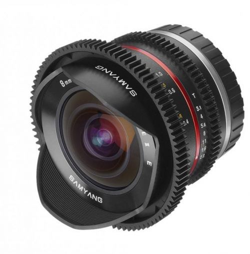 SAMYANG 8 mm T3,1 Cine UMC Fish-eye II pro Fujifilm X