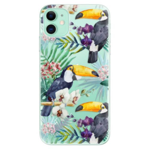 Odolné silikonové pouzdro iSaprio - Tucan Pattern 01 - iPhone 11