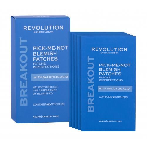 Revolution Skincare Pick-Me-Not Blemish Salicylic Acid 60 ks čisticí náplasti pro problematickou pleť pro ženy