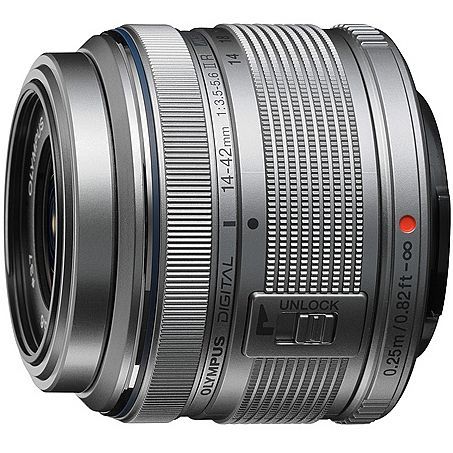 OLYMPUS M.Zuiko 14-42 mm f/3,5-5,6 II R stříbrný