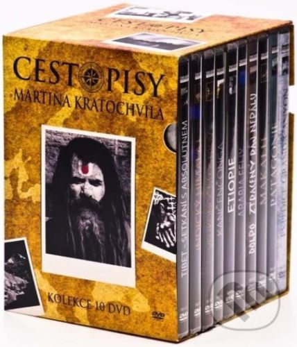 Cestopisy Martina Kratochvíla (10 DVD) DVD