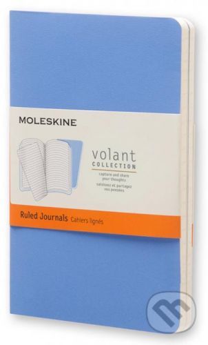 Moleskine - sada 2 zápisníkov Volant (modrá väzba) - Moleskine