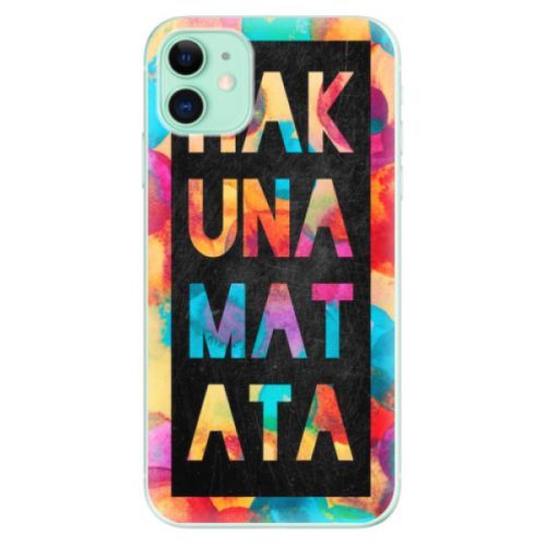 Odolné silikonové pouzdro iSaprio - Hakuna Matata 01 - iPhone 11