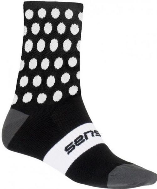 Sensor unisex ponožky Dots černá/bílá 3 - 5