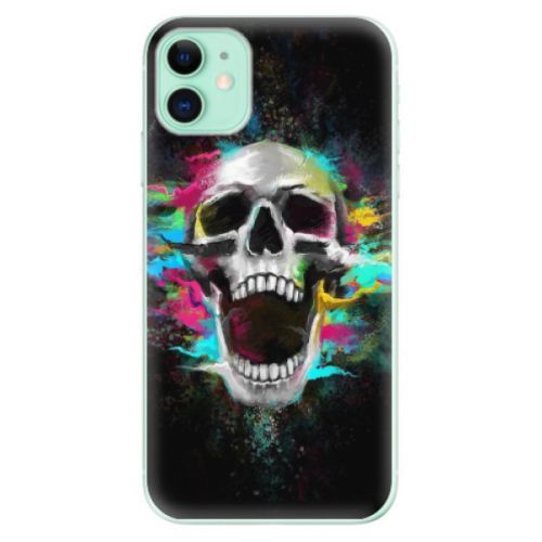 Odolné silikonové pouzdro iSaprio - Skull in Colors - iPhone 11