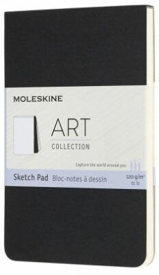 Moleskine: Skicář blok černý S