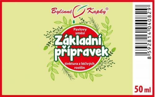 Základní přípravek (Netopýr 1) - bylinné kapky (tinktura) 50 ml