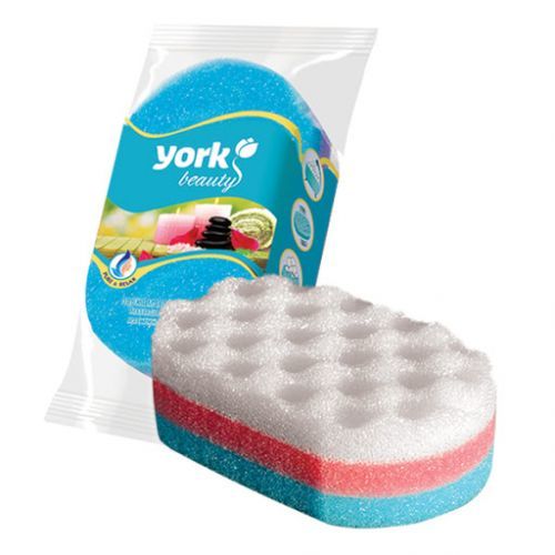York Masážní koupelová houba Duha