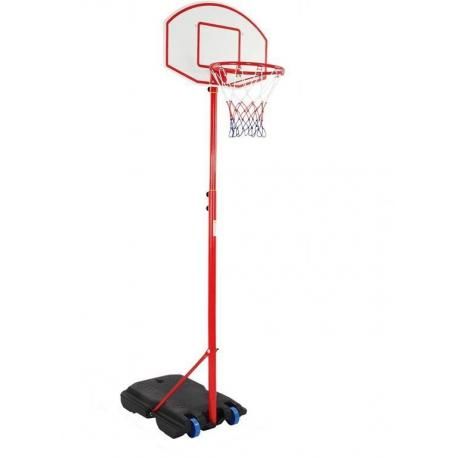 Basketbalový koš s kolečky, nastavitelný 113 - 236 cm  JG74237