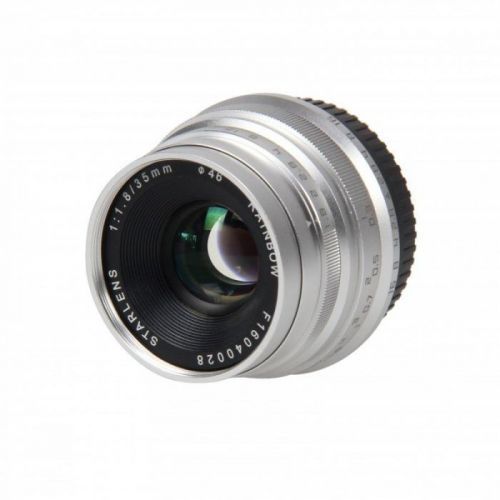 STARLENS Rainbow 35 mm f/1,8 pro Sony E (APS-C) stříbrný