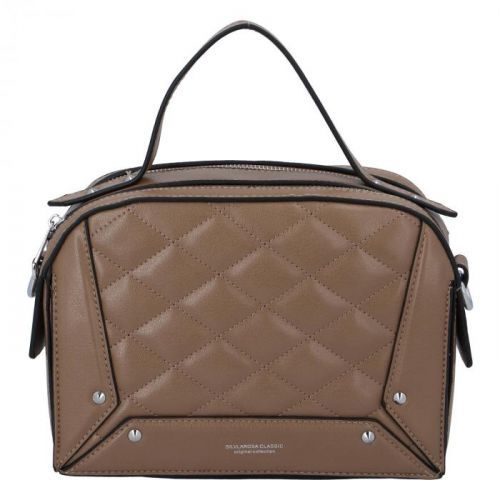 Stylová dámská koženková kabelka Stylish Sandra, khaki