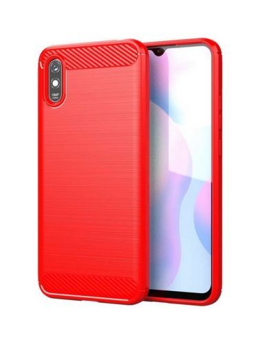 Kryt TopQ Xiaomi Redmi 9A silikon červený 52137
