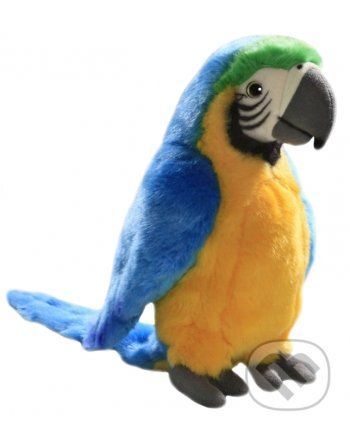 Plyšový papagáj žlto-modrý - Authentic Edition - Hollywood