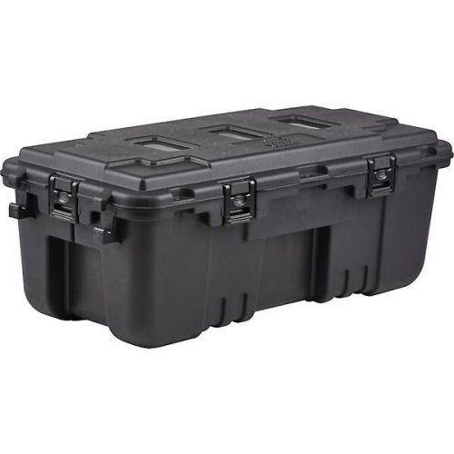 Přepravní box s kolečky a panty Plano Molding® Storage Trunk - černý (Barva: Černá)