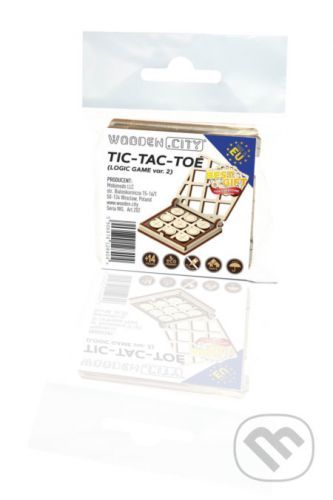 Tiny board game Tic Tac Toe № 2 - WOODENCITY
