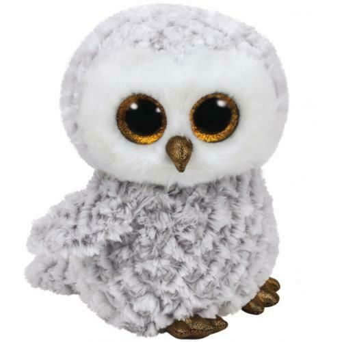 TY Meteor Beanie Boos OWLETTE - white owl 24 cm