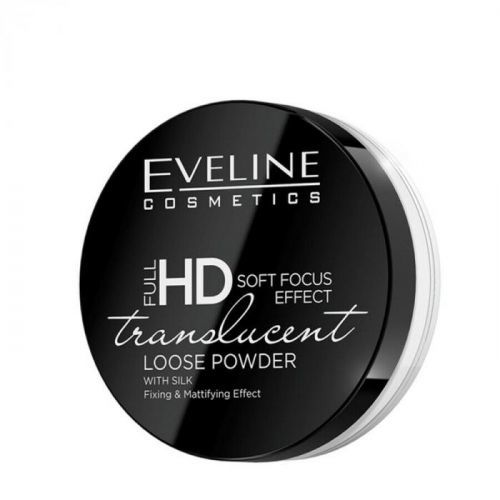 Eveline Cosmetics Full HD Translucent Fixační a matující sypký pudr s hedvábím 6 g